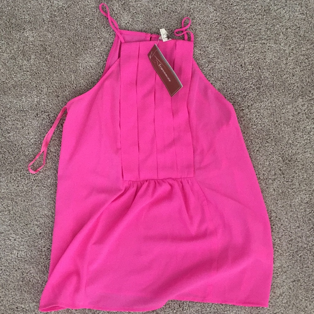 Francesca’s pink tank top with tags